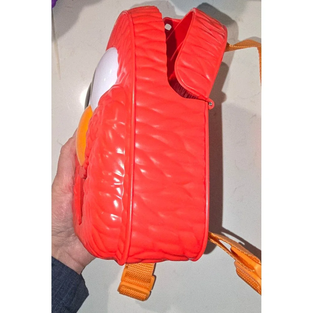Sesame Street Elmo Red Hard Shell Plastic Toddler Backpack Adjustable Straps